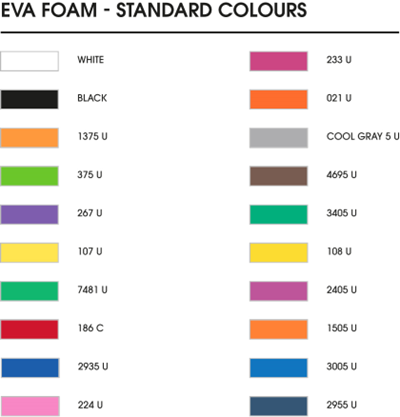 Custom Promotional EVA Floating Keychains Colors